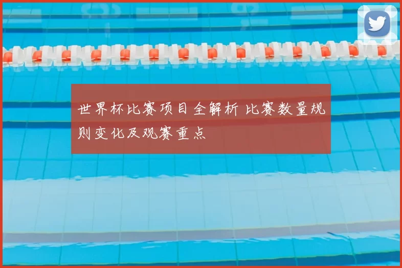 世界杯比赛项目全解析 比赛数量规则变化及观赛重点